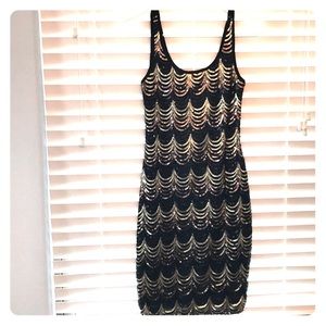 PinkBlush sequin tank dress- size small